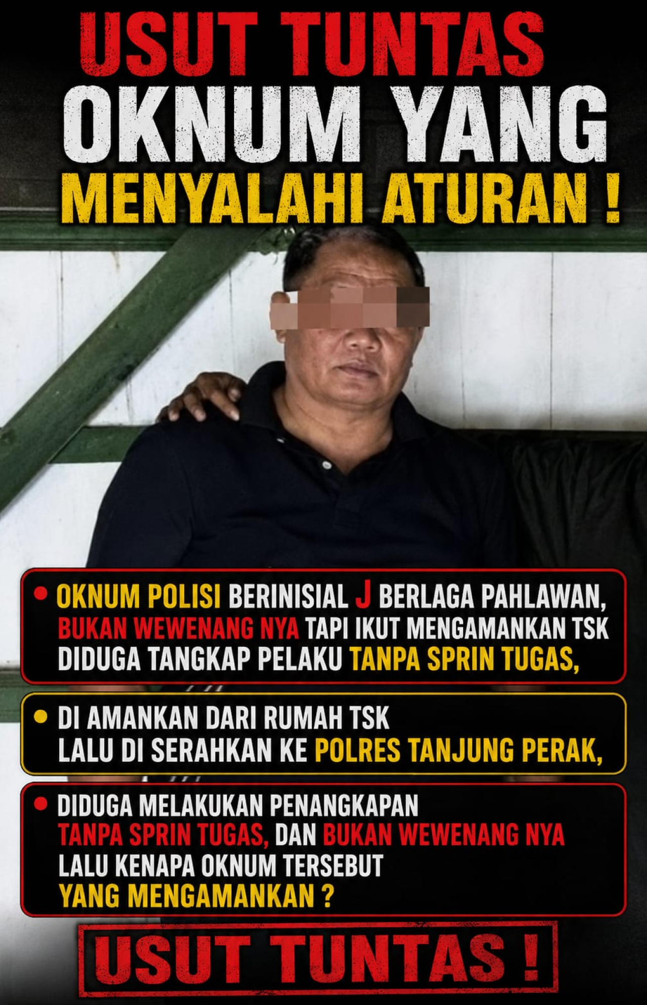 Gak Bahaya Ta, Tangkap Tersangka Tanpa Surat Tugas“Dgaan Suap Ratusan Juta di Kasus Sidotopo, Imam Arifin Angkat Bicara”