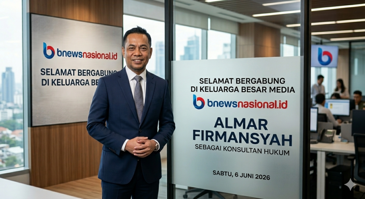 Perkuat Legalitas dan Perlindungan Jurnalis, Almar Firmansyah Resmi Jadi Konsultan Hukum bnewsnasional.id