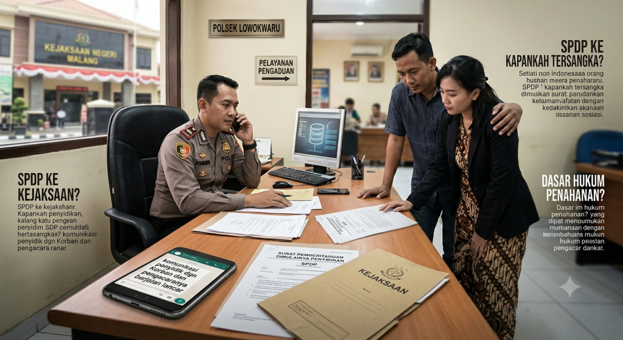 ​"Kasus Dugaan Pengeroyokan di Lowokwaru Masuk Tahap Penyidikan, SPDP Dikirim ke Kejaksaan Namun Pelaku Belum Ditahan"