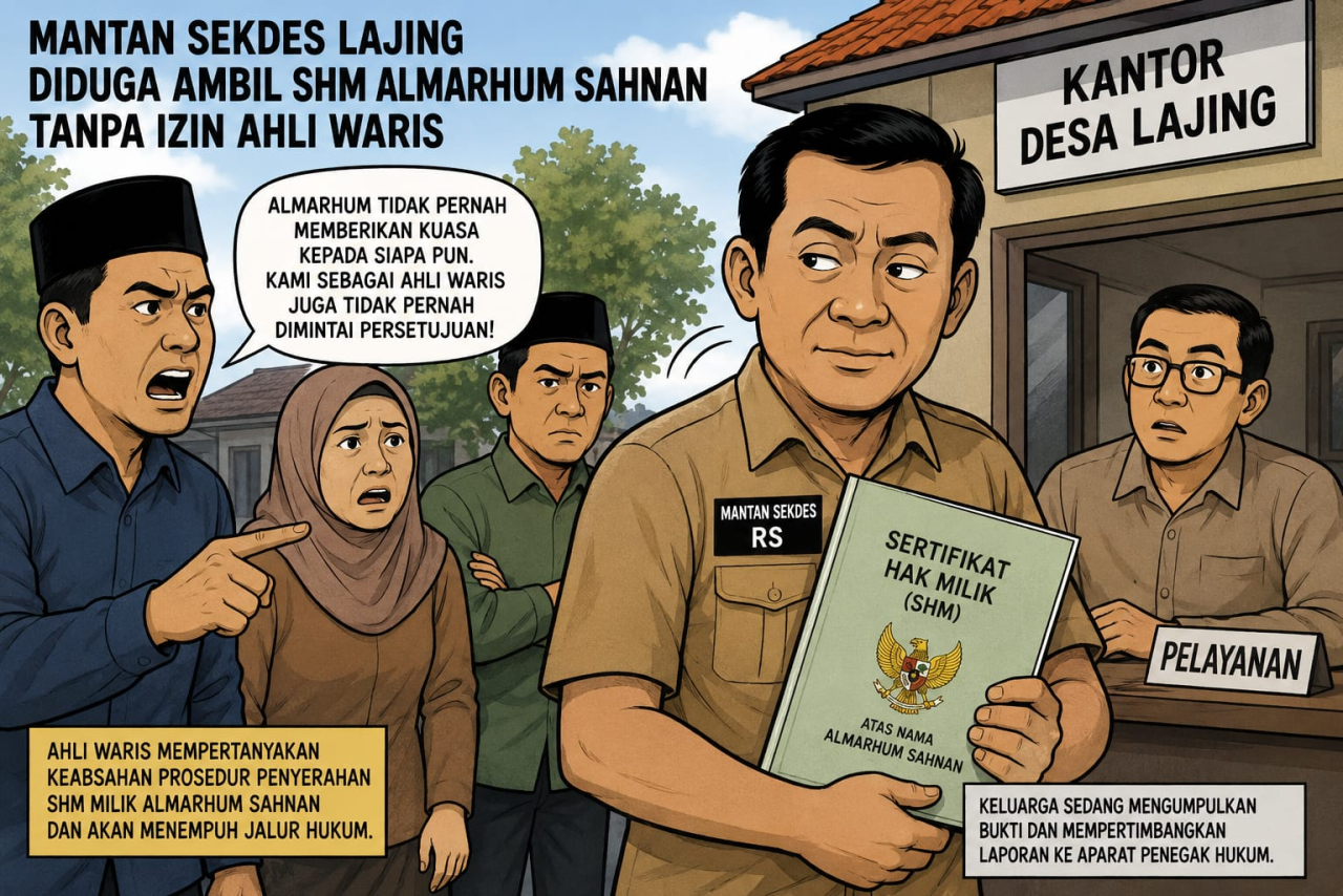 Tanpa Izin Ahli Waris, Mantan Sekdes di Bangkalan Diduga Kuasai SHM Warga yang Sudah Meninggal