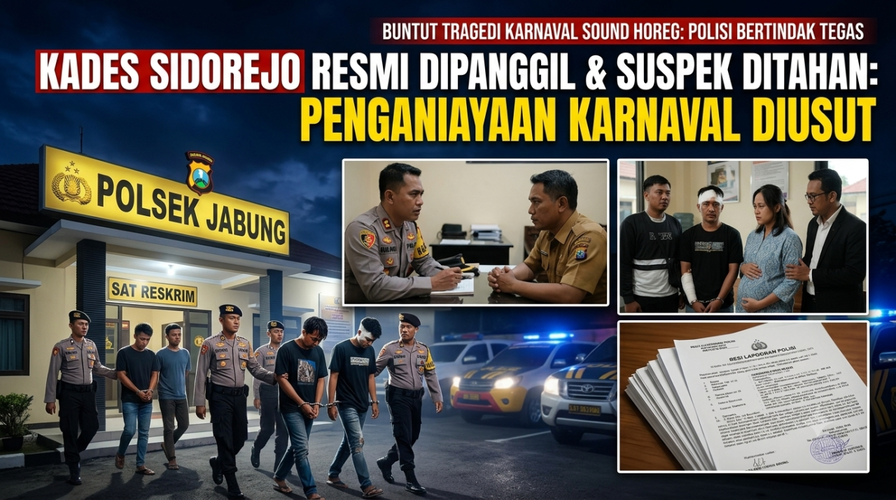Usut Pengeroyokan Karnaval Sound Horeg, Polsek Jabung Panggil Kades Sidorejo
